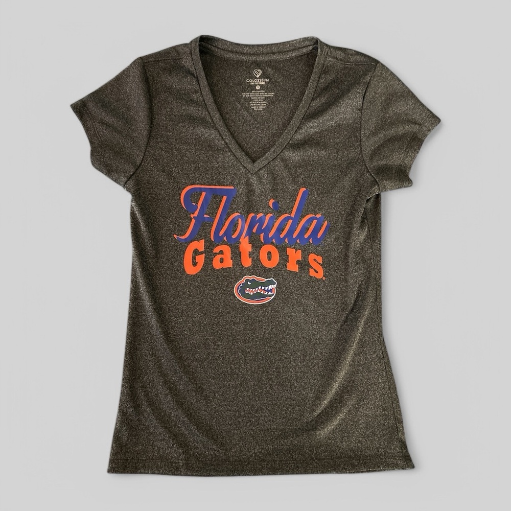 Women's Gray Florida Gators‎ V-Neck Top